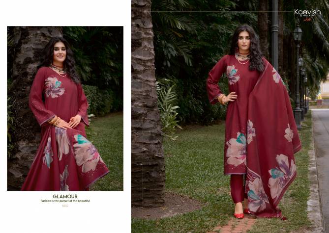 Shaheen By Kaavish Viscose Pashmina Printed Suits Wholesalers In Delhi